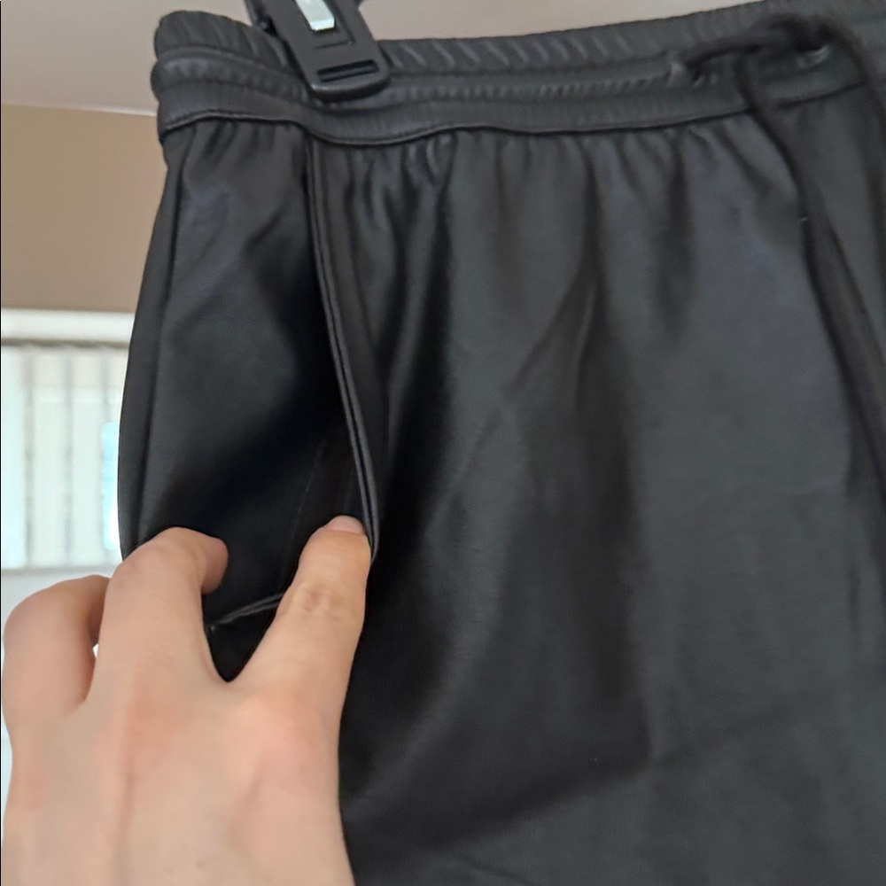 A New Day Leather Look Joggers - Picture 4 of 8